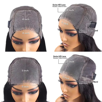 16Inch Wear And Go Glueless Bob Wig Human Hair Short Curly Deep Wave Lace Front Wigs Pre Cut Brazilian Hair 4x4 5X5 HD Lace Closure Wig  220% Density Pre-Plucked No Lace Front Closure Ready to Wear Natural Human Hair Lace Fro