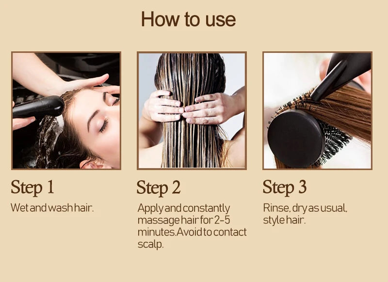 PURC Argan Oil Hair Mask Repair Damaged Frizz Masks Nourishing Smoothing Magic Hair Treatment Conditioner Hair Care