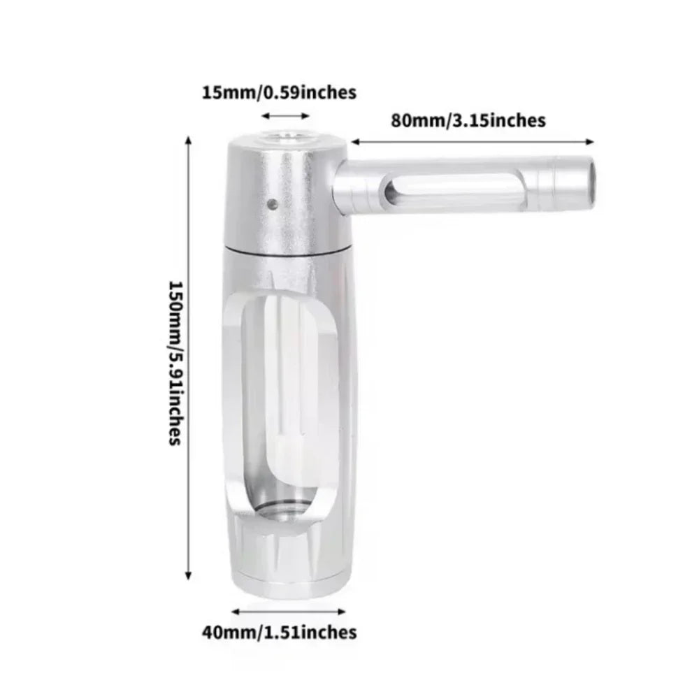 MERCURY Metal Water Smoking Pipe Hookah Kit with Dry Burning Glass Bowls Tobacco Pipes Chicha Shisha Pipe Smoke Accessores