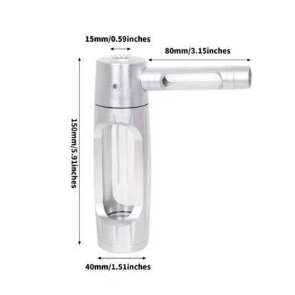 MERCURY Metal Water Smoking Pipe Hookah Kit with Dry Burning Glass Bowls Tobacco Pipes Chicha Shisha Pipe Smoke Accessores