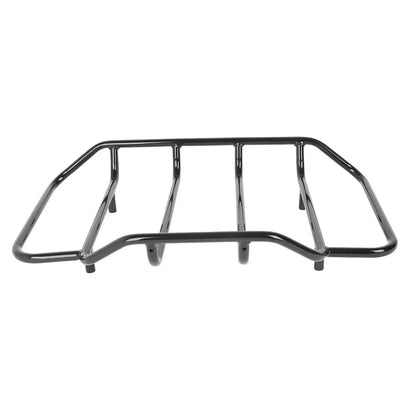 Black Chopped Trunk Pad Top Rack Fit For Harley Road King Road Glide Street Glide Electra Glide Ultra-Classic 2024