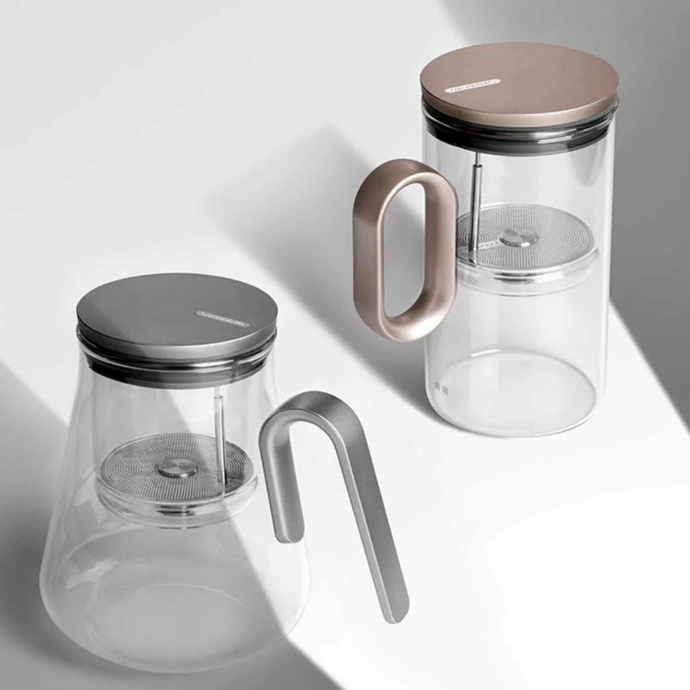 Samadoyo-Magnetic Switch Tea Pot, High-End Tea Set, Tea Water Separator, Household Tea Making Tool, Heat-Resistant Glass Tea Dis