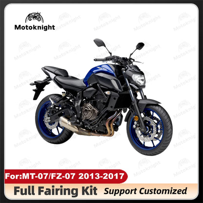 Motorcycle Injection Full Fairing Kit Fit For 2012 - 2017 Yamaha MT-07 MT 07 2013 2014 2015 2016 fairings kits