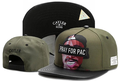 Classic Snapback Hat Cap Hip Hop Style Flat Bill Blank Adjustable Size