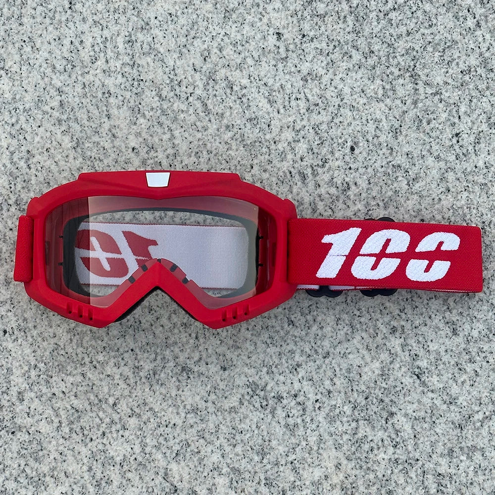 100 Motorcycle Goggles For Men Motocross Sunglasses Safety Protective MX ATV Ski Helmet Goggles vintage Driving Glasses