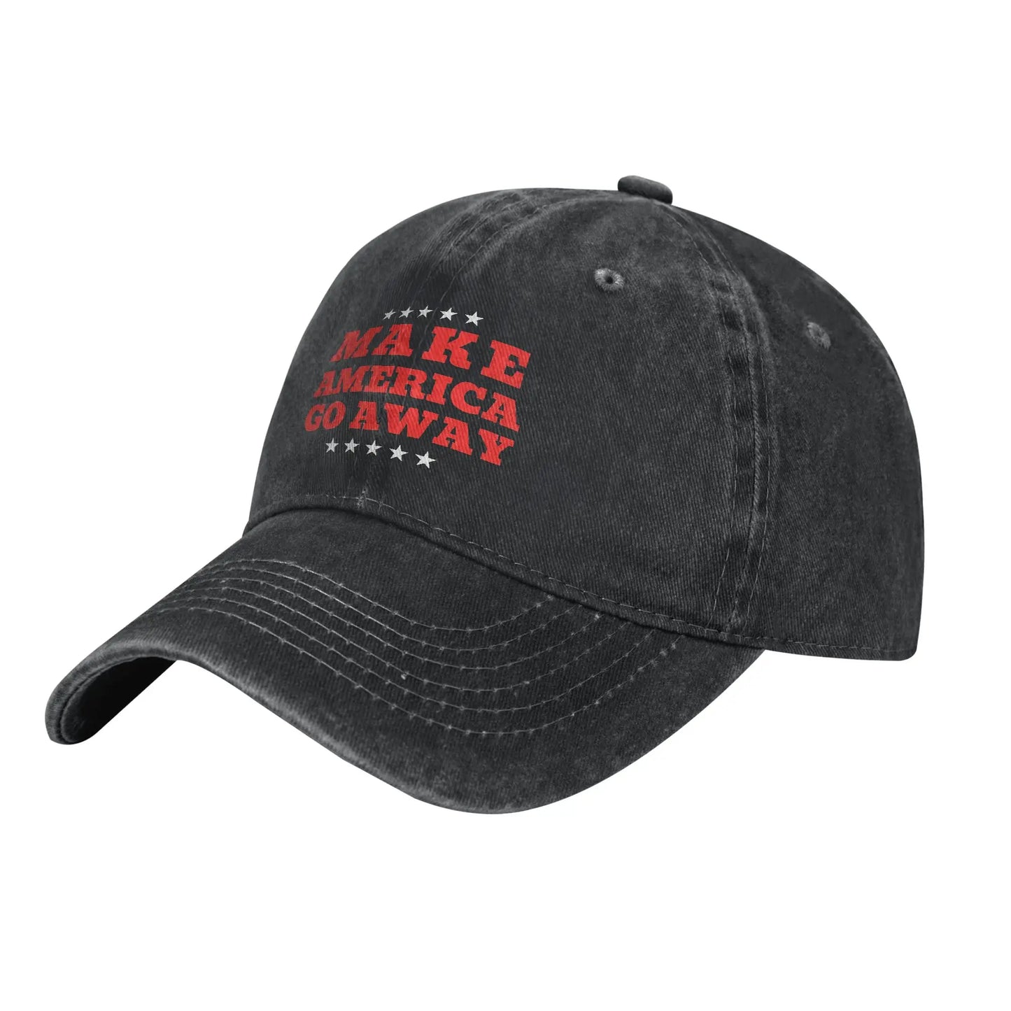 MAGA Make America Go Away  Men Women Baseball Caps Greenland Distressed Denim Caps Hat Classic Outdoor Summer Gift Headwear