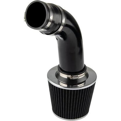 1Set 3" Cold Air Intake Filter Induction Kit Pipe Power Flow Hose System