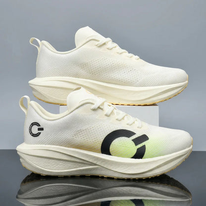 Men's Running Shoes Breathable Mesh Jogging Non-Slip Outdoor Couple Trainer Race Sneakers Luxury Shoes Off-road Shoes Cushioning