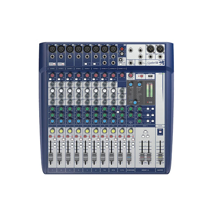 Signature Professional 12 Channel Audio sound Mixer Mixing console interface for Stage DJ Singing