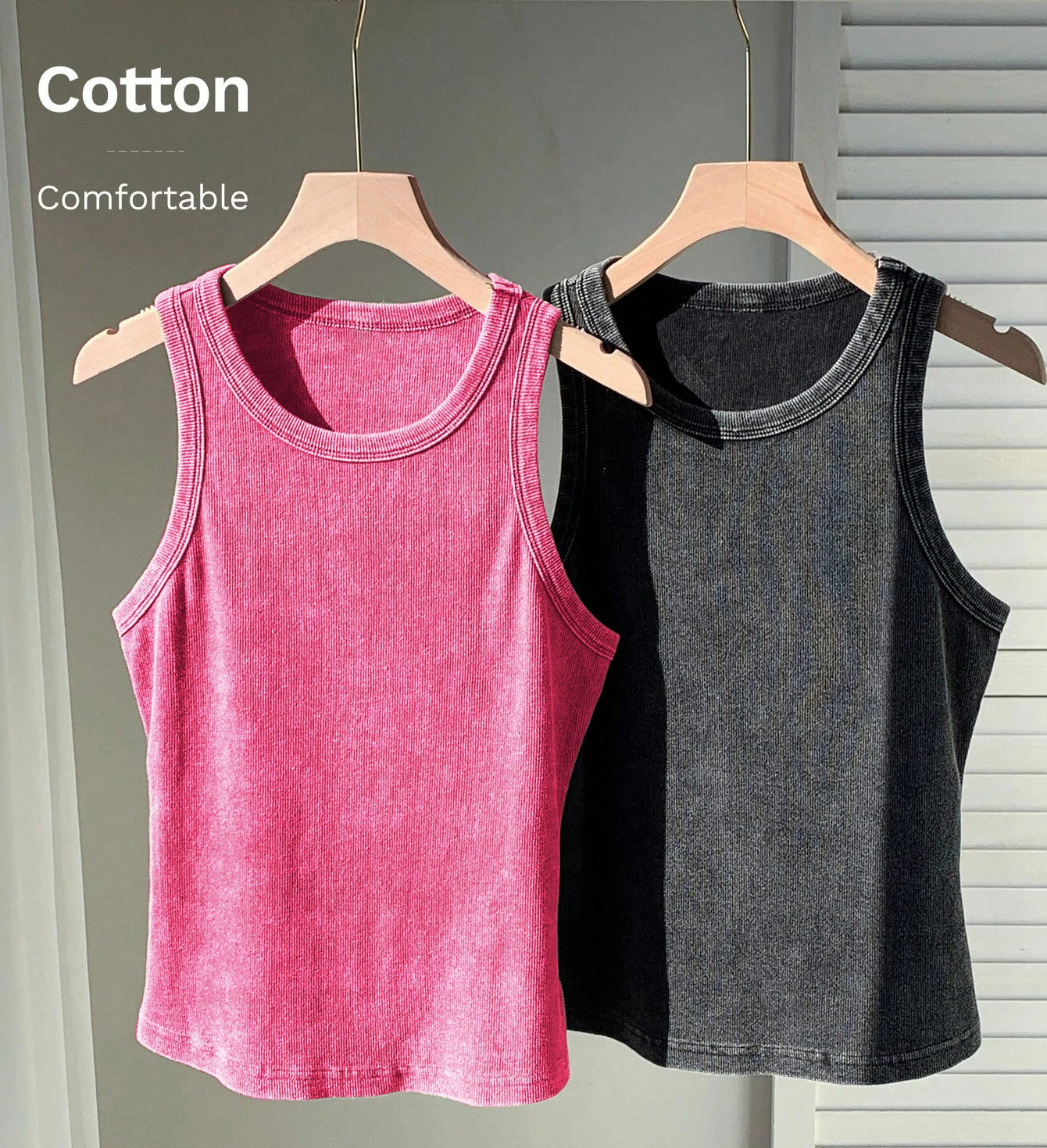 3PCS Set Cotton Camisole Vest Paired Summer Slim Fit Clothing Simple Versatile Basic Top Breathable Womens Korean Style Tops
