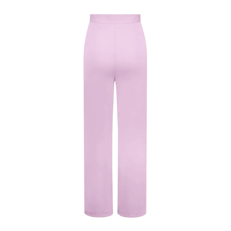 Women Flared Wide-leg Pants New 2026 Fashion Temperament Commuting Pants Versatile Fashionable Casual Wide Leg Pants Trousers