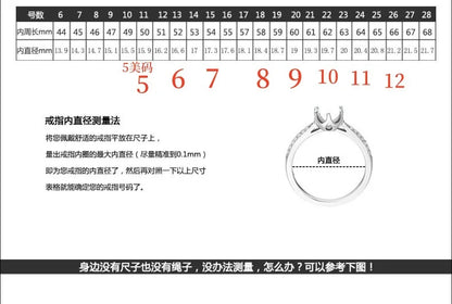 Snowflake Design PT950 Platinum 1CT Moissanite Ring Women's Sparkling Daily Engagement Band