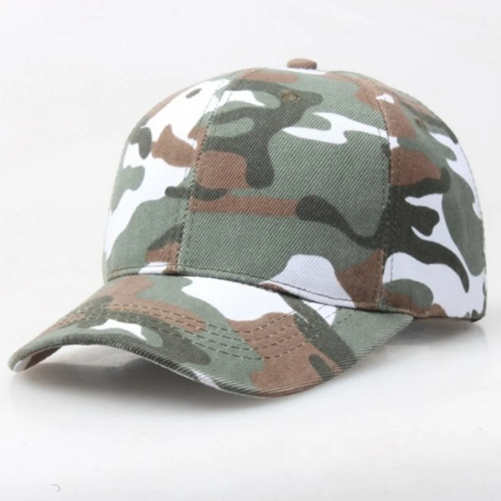 7 Colors Unisex Sports Summer Outdoor Sunscreen Hat Men Casual Cap Female Unisex Camouflage Hunting Fishing Hunting Baseball Cap