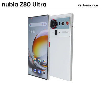 nubia Z80 Ultra 5g Smartphone Global Version Snapdragon 8 Elite Gen 5 6.85'' 144Hz Oled Display 7200Mah 90W Fast Charging 64Mp