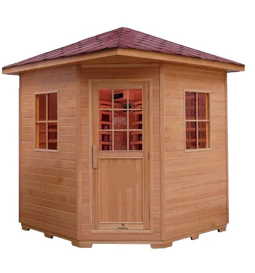 Home Outdoor Sauna Room Sweat Steaming Steam Sweating Wet Steaming  Far Infrared Courtyard Outdoor Sweat Steaming Room
