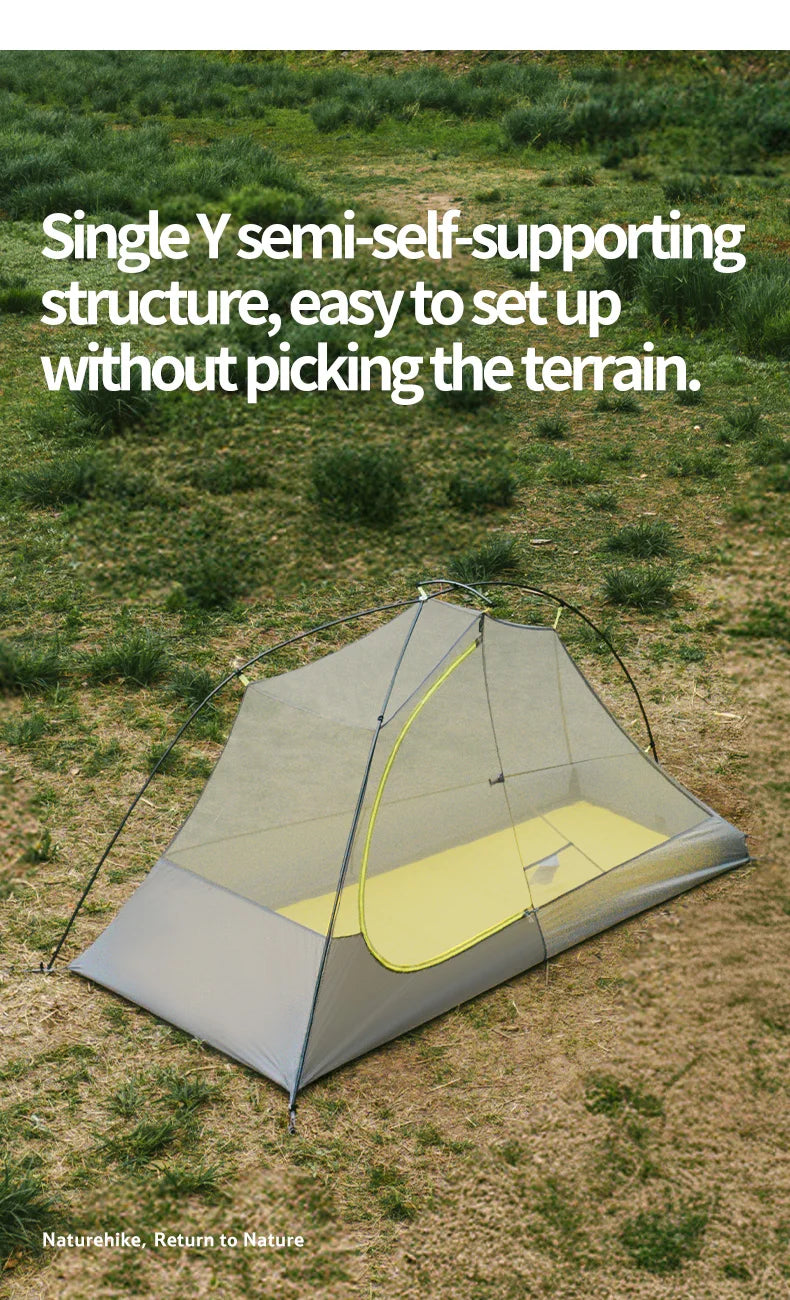 Naturehike Star Trail EXT Hiking Tent Outdoor Camping Ultralight Rainstorm Protection Wild Tent 1 2 Person 0D Nylon Backpacking Tent