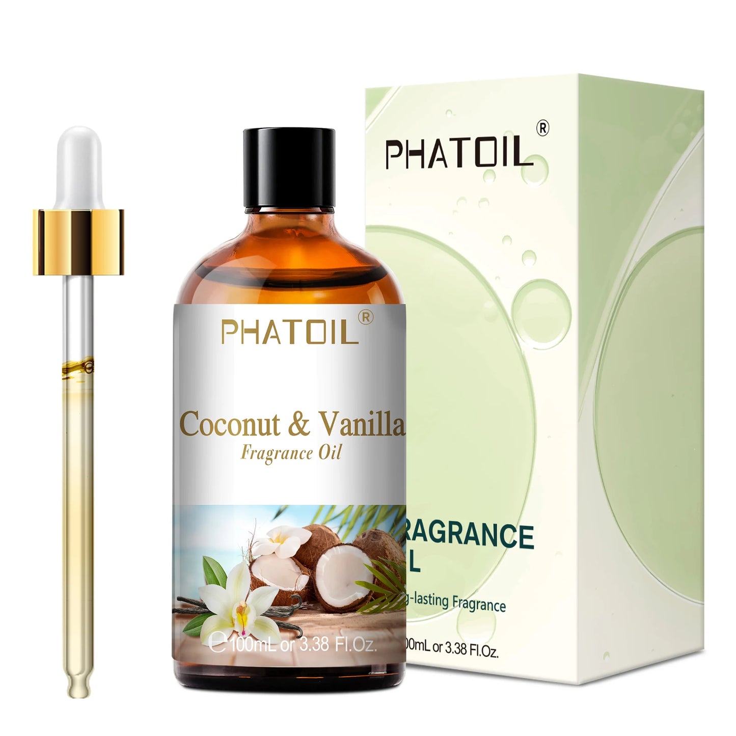 PHATOIL Passion Fruit Fragrance Oil 100ml Tropical Fruity Scent Watermelon Peach Coconut & Vanilla Premium Aromatherapy Oils
