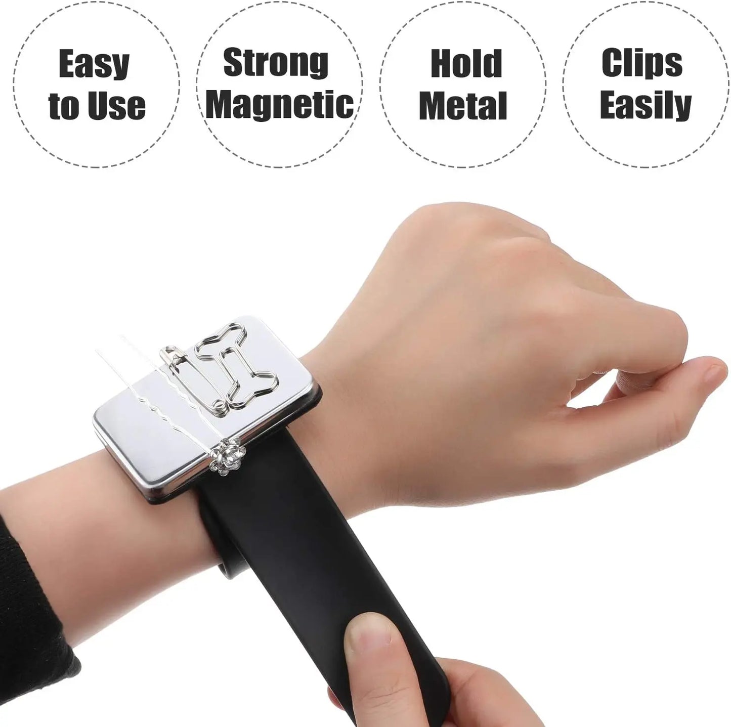 Magnetic Bracelet Wrist Band Strap Professional Salon Hair Accessories Hair Clip Holder Barber Hairdressing Styling Tools