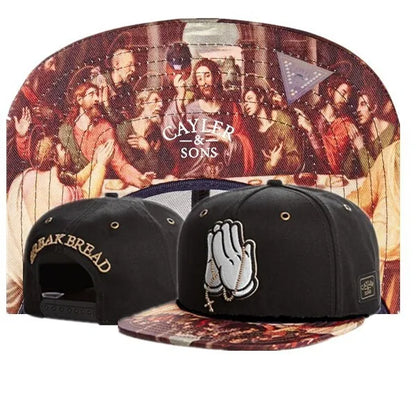 Classic Snapback Hat Cap Hip Hop Style Flat Bill Blank Adjustable Size