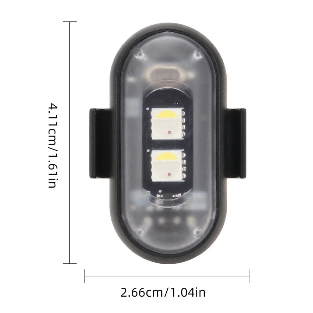 Wireless Car Atmosphere Light LED Strobe Lights Warning Lights RGB Led Aircraft Strobe Lights Car Motorcycle LED Lamp