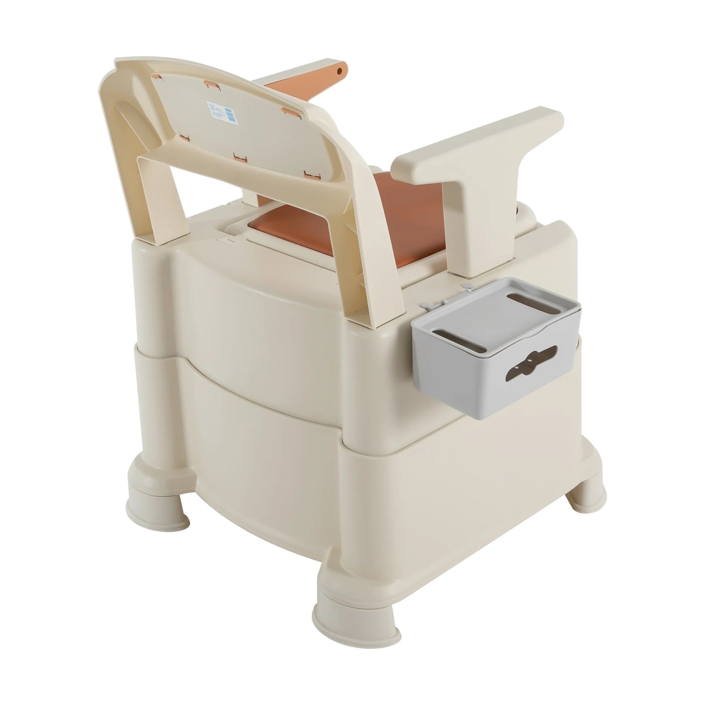 Toilet With Sensor Night Light,Bedside Commode  Bedside Toilet With Maximum Load 200kg, Portable Toilet