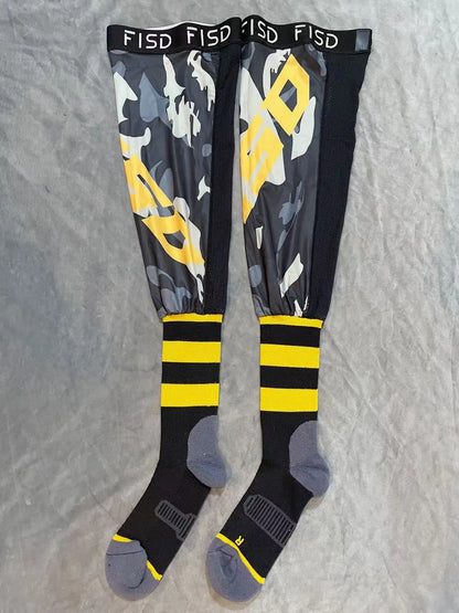 Motorcycle compression knee brace, enduro sock, motocross knee socks, ATV MX knee protection, motorcycle sports sock, 202