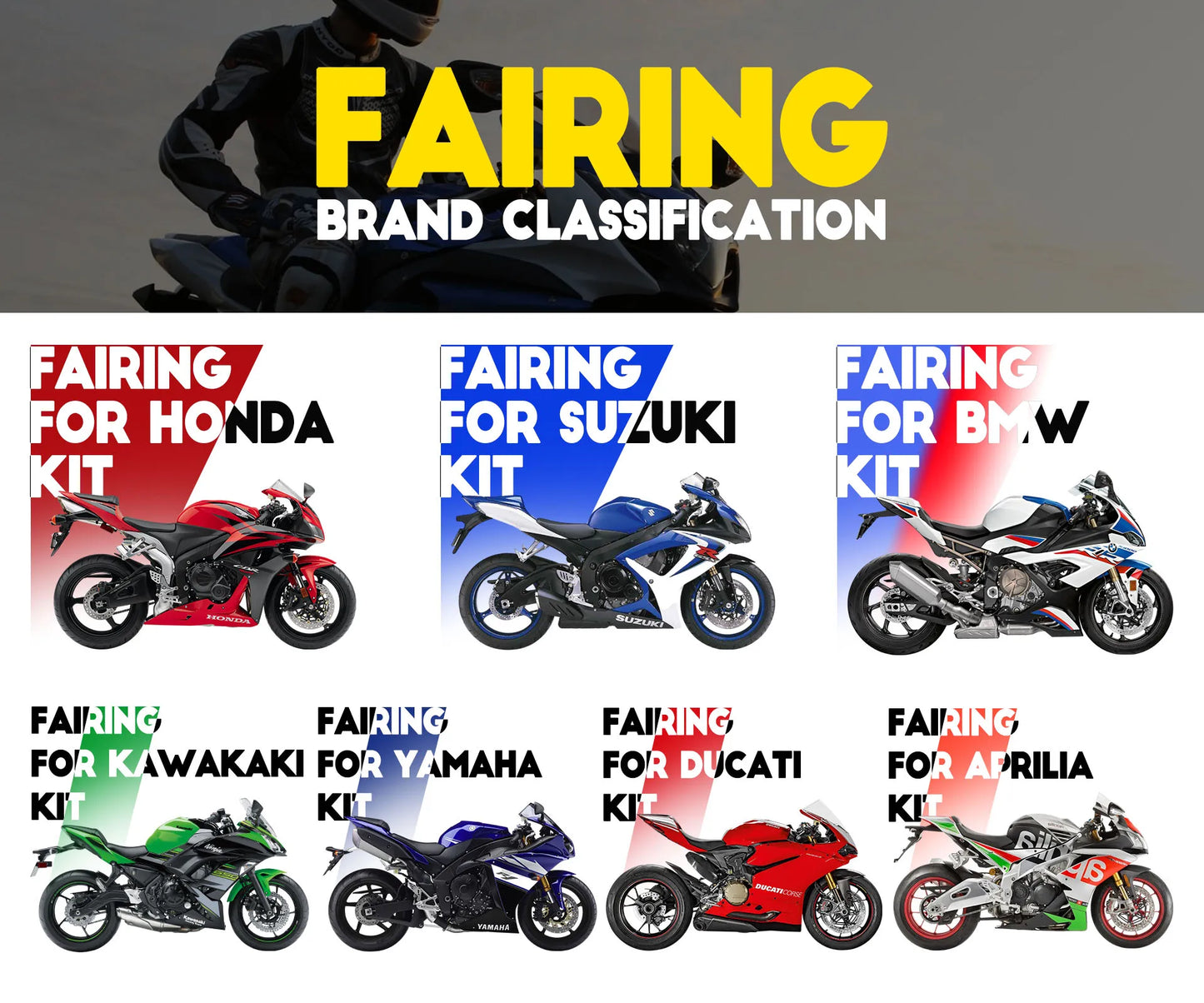 Intelligent Library For  S1000RR 2023-2024 Motorcycle Fairing Body Kit Full ABS  Plastic Body Parts Fairings Accesso