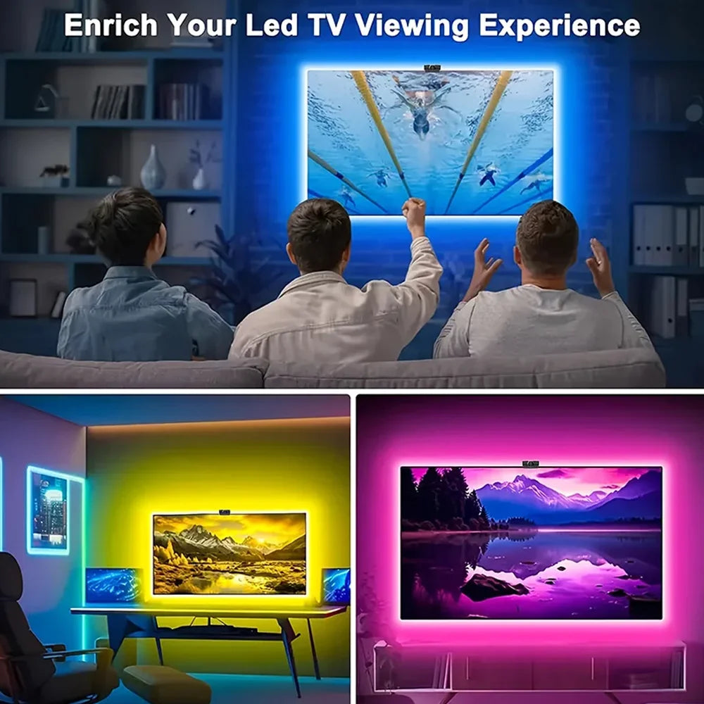 LED black light WS2812 Camera Ambient Strip Light Immersion Led Color Strip LED Light For Inch Tv Pc Led RGB Tape Screen 5V LED