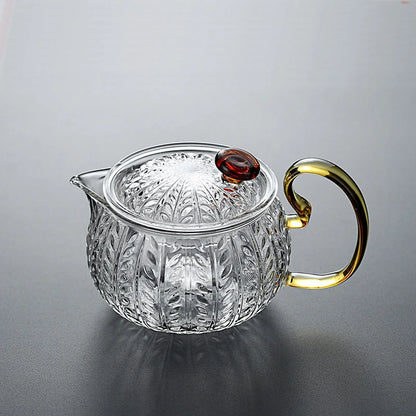 300ml 500ml High Borosilicate Heat-resistant Glass Teapot with Infuser Boiling Puer Flower Tea Pots Kung Fu Tea Set Teaware