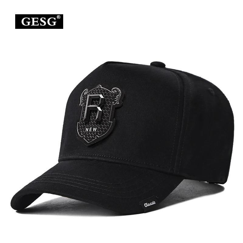 Hip hop Baseball Cap R Logo Camouflage Hat Men's and Women's Summer Sun Hat Adjustable Hiking hat Hip Hop Trucker hat