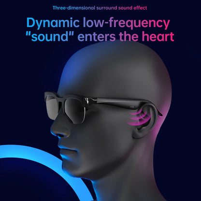 Smart Glasses with AI Translator Hands-Free Music & Calls Audio Glasses Outdoor Sports Headphones for Men and Women