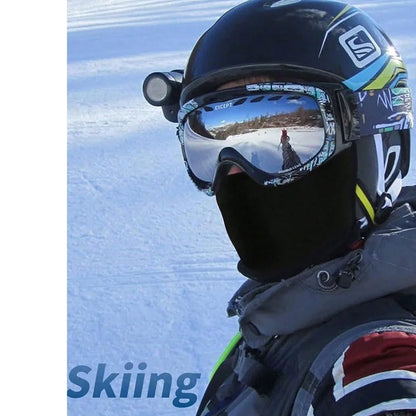 1/2/3 piece neutral printed balaclava facial mask, lightweight and breathable, suitable for skiing, football, cycling