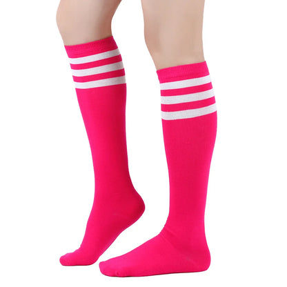 Middle Tube Sock Women Striped Knee High Ladies Japanese Harajuku College Style Cotton Summer Calf Sock Black White Female Gift