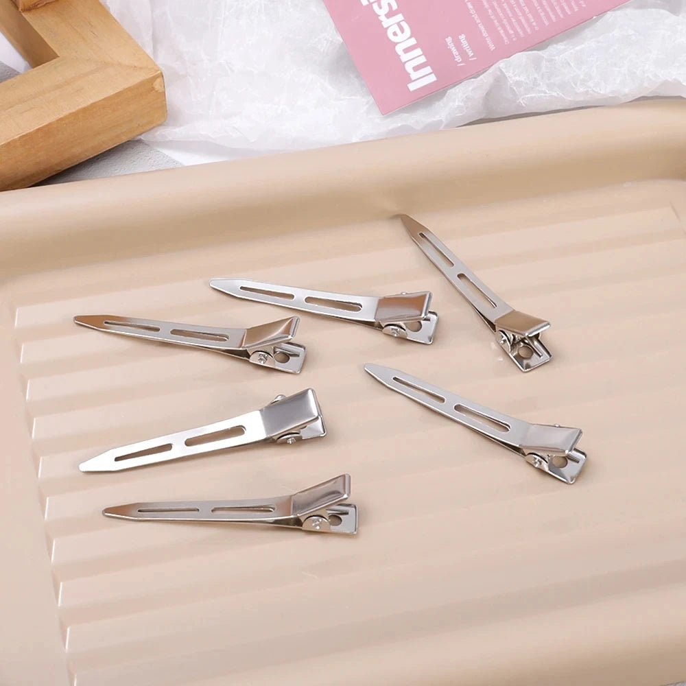 30/50Pcs Professional Ladies Salon Fixed Hair Pin 4.5cm Curl Metal Hair Clips Hair Root Fluffy Clips DIY Tools Hair Accessories
