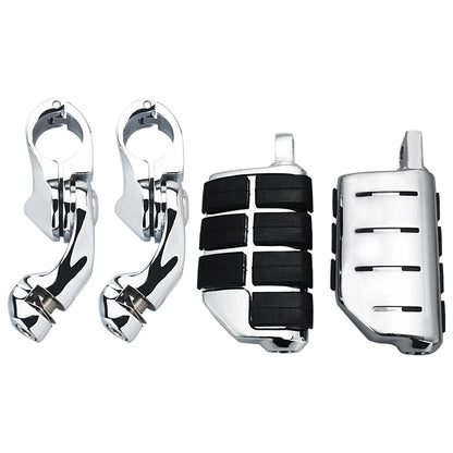 1.25" Highway Pegs Adjustable Footpeg Short for Harley Touring Road King Road Glide Electra Glide Street Glide Sportster Softail