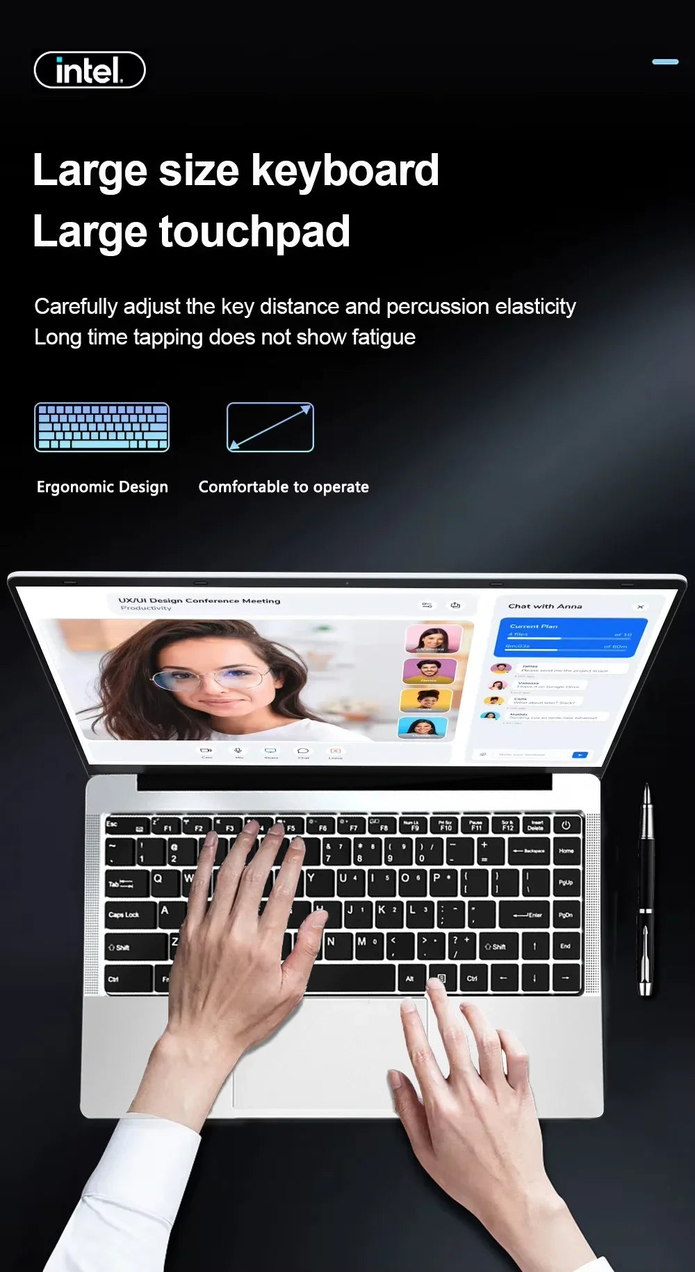 Intel Core i7 9850H 12GB RAM Windows 11 Pro Laptops Computer  1TB SSD Office Gamer Study notebook Computer PC 1920*1080