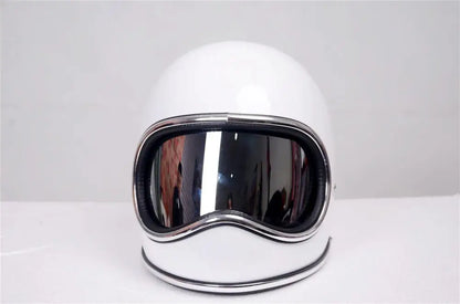 HOT Korea Japan Style Moto Helmet Fiberglass Shell Moto Helmet DAVID 2 Series Rider Gears Vintage Capacetes Cascos Para Moto