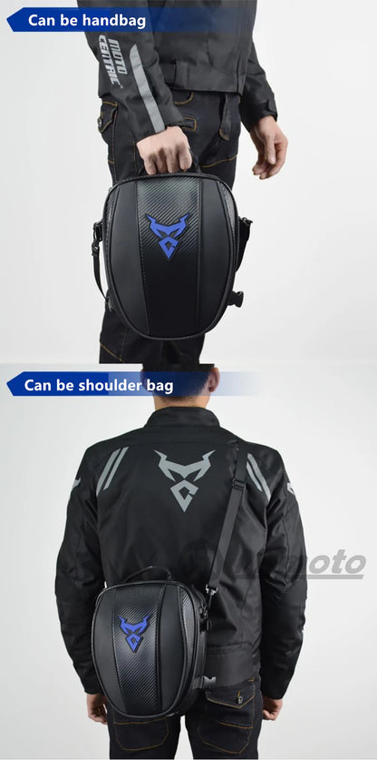 Motocentric Waterproof Motorcycle Tail Bag Multifunction Motorcycle Rear Seat Bag High Capacity Motorcycle Bag Rider Backpack