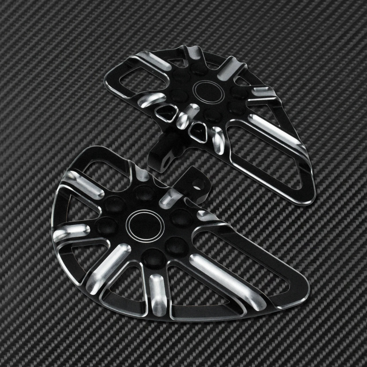 Motorcycle Floorboard Front Rear Footrest Driver Footpeg Passenger Pedal For Harley Touring Electra Street Glide Dyna Softail FL