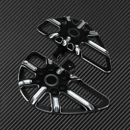 Motorcycle Floorboard Front Rear Footrest Driver Footpeg Passenger Pedal For Harley Touring Electra Street Glide Dyna Softail FL