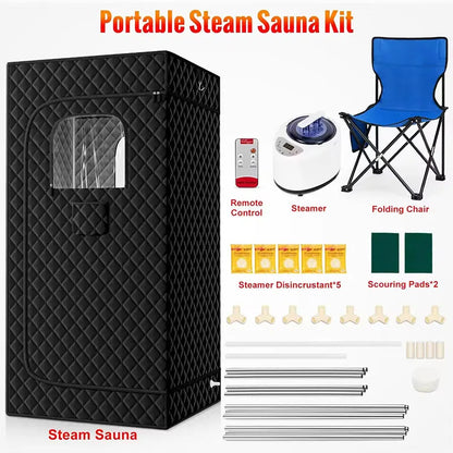 Full Body Home Spa Slimming Wet Steam Small Saunas Room Moderns Body Steam Bath Sauna Tent Portable