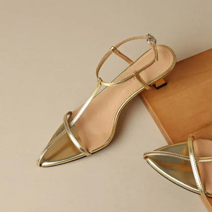 High Heels Sandals Sexy Women Pointed Toe Shoes Luxury Woman Slippers New Pumps Beach Dress Flip Flops Party Mujer Sandalias