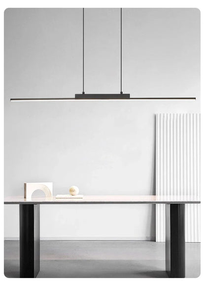 Modern LED Pendant Light 80/100CM For Living Room Kitchen Restaurant Dining Table Bar Indoor Decorative Lighting Hanging Lights