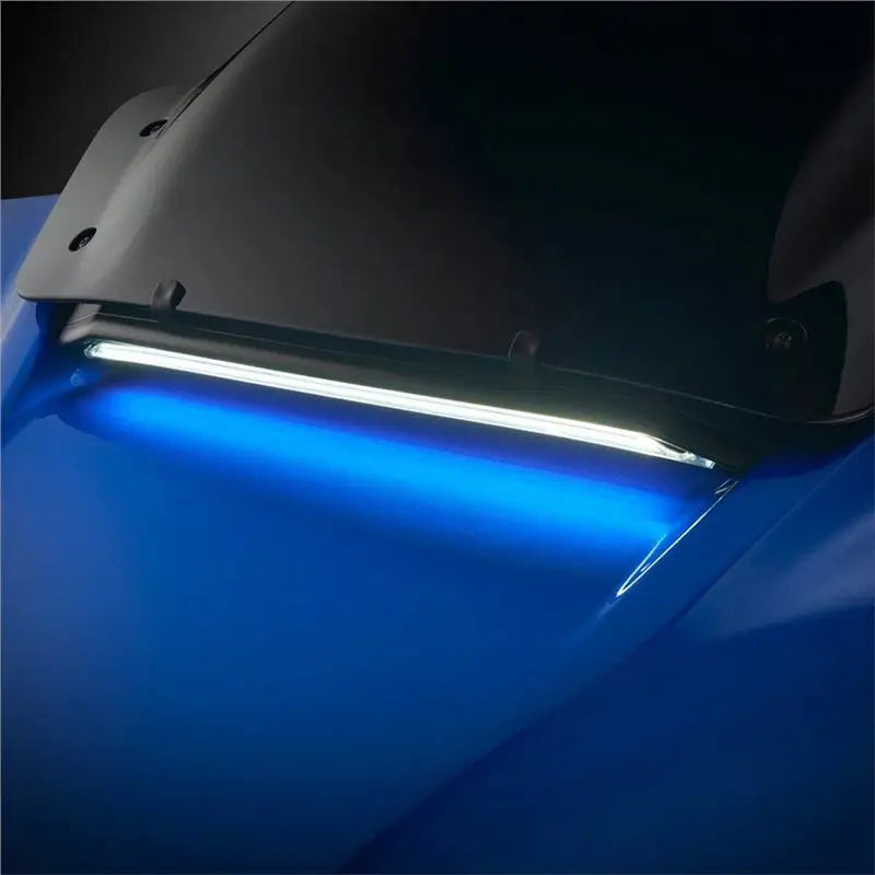 Motorcycle LED Windshield Center Fairing Vent Light For 2023-2025 For Touring CVO Electra Street Glide Ultra
