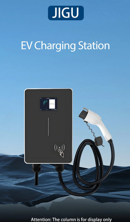 JIGU Type1 SAE J1772 EV Charger Station 32A Wallbox APP Function 7.6KW Charging Station Electric Vehicle Car