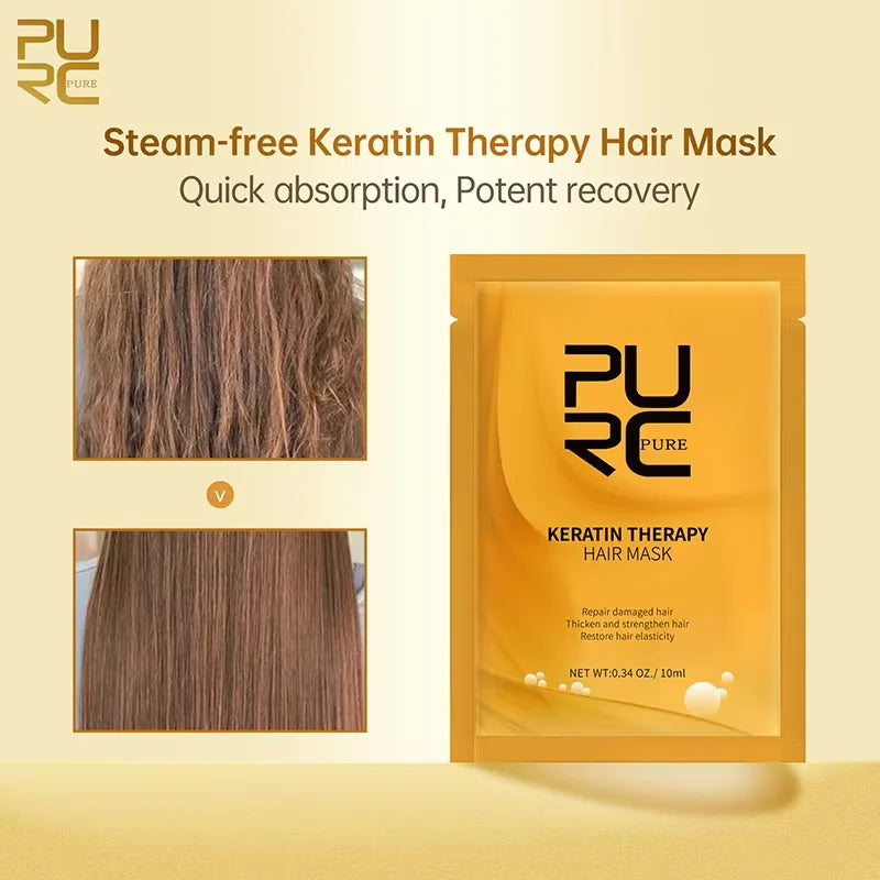 PURC Argan Oil Hair Mask Repair Damaged Frizz Masks Nourishing Smoothing Magic Hair Treatment Conditioner Hair Care