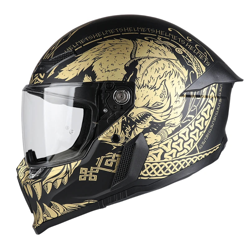 New Motorcycle Helmet DOT Approved  Full Face Racing Off-road Helmets Capacetes Men Cascos Para Moto for Harley Four Season