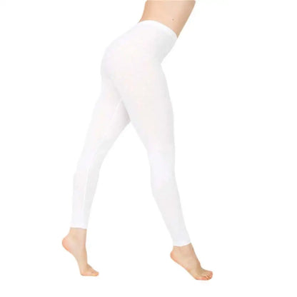 Milk Silk Leggings Women Solid Color Stretchy High Waist Slim Tights Autumn Winter Leggings Pencil Pants Trousers