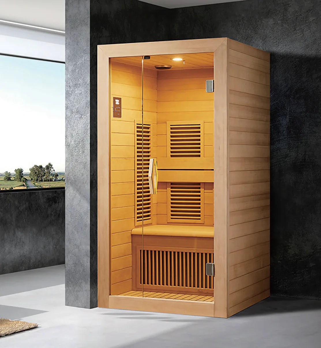 Customization Modern Dry Wet Steam Shower Room Outdoor Sauna Cabin Combos Steam Shower Full Spectrum Far Infrared Sauna Bath Woo