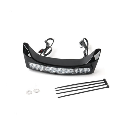 New Motorcycle GOAT-E LED Fairing Light Chrome Amber/White For Harley CVO Electra Street Glide Ultra FLHXU FLHX FLHXSE 2024 2025